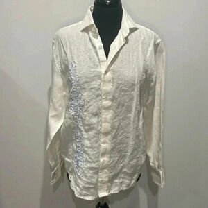 Bahia Sol | Long Sleeve Linen Shirt